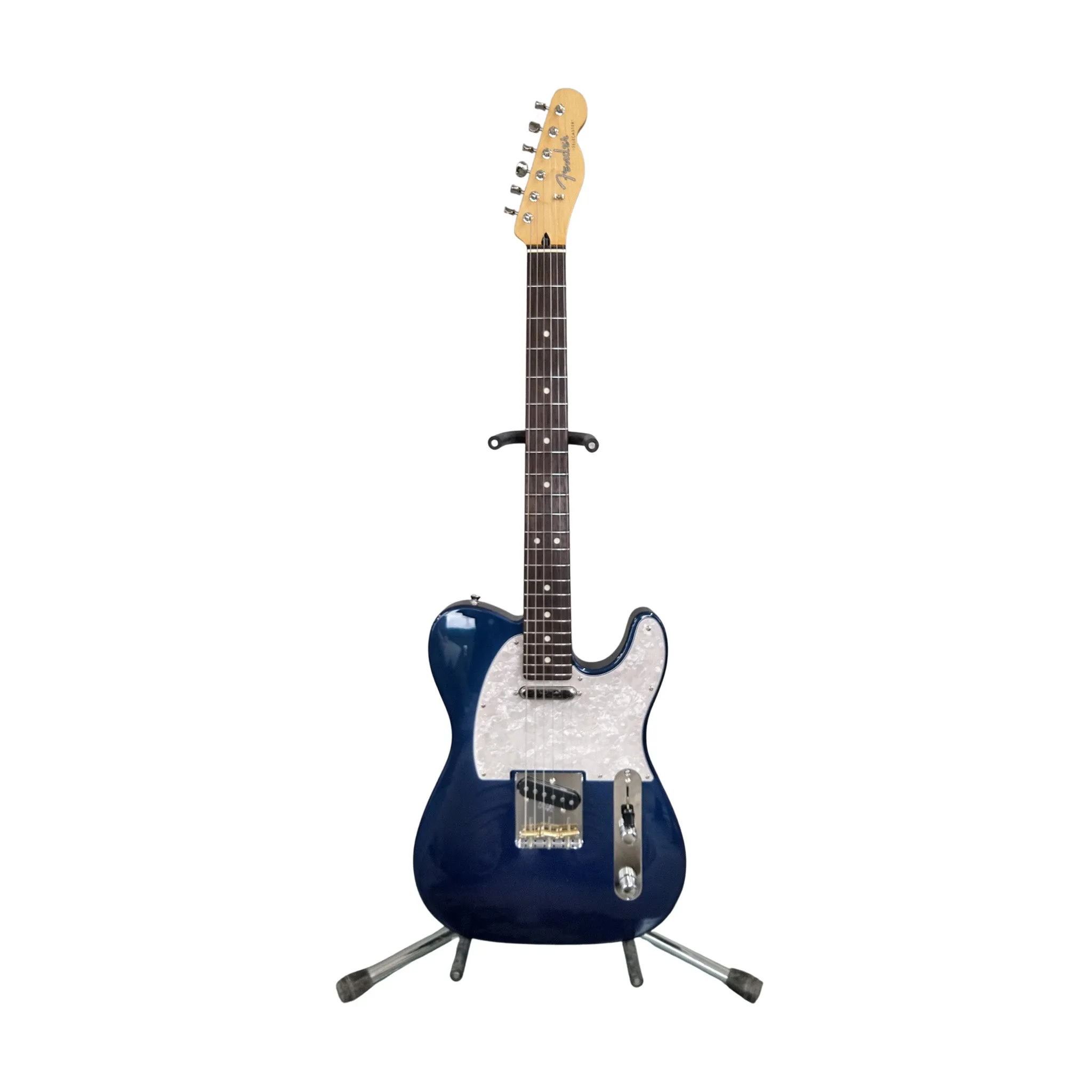 Fender FSR MIJ Hybrid II Telecaster Electric Guitar, RW FB, Azurite Metallic