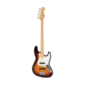 Fender Japan Hybrid II Jazz Bass Guitar, Maple FB, 3-Color Sunburst