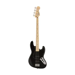 Fender Japan Hybrid II Jazz Bass Guitar, Maple FB, Black