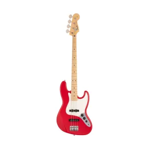 Fender Japan Hybrid II Jazz Bass Guitar, Maple FB, Modena Red