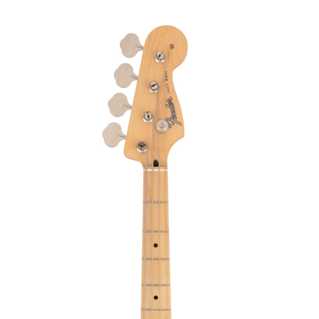 Fender Japan Hybrid II Jazz Bass Guitar, Maple FB, Modena Red