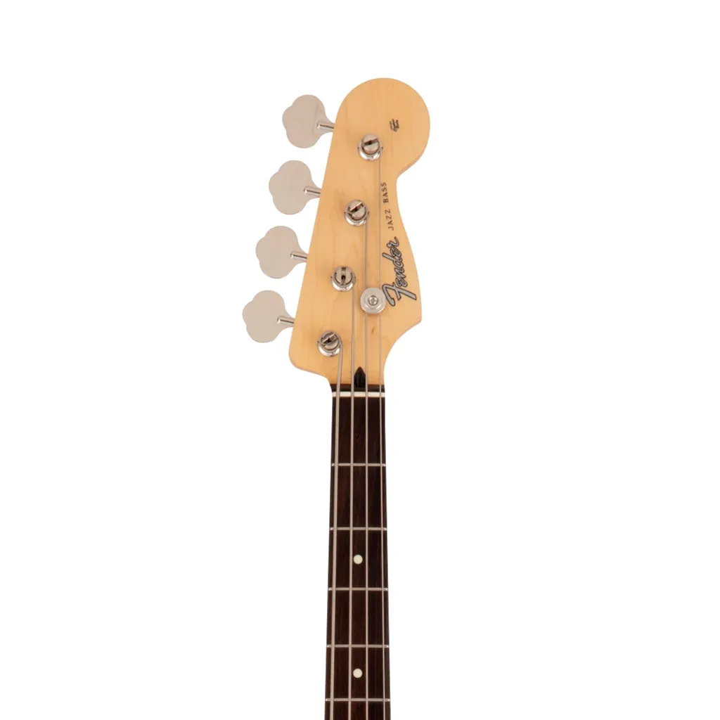Fender Japan Hybrid II Jazz Bass Guitar, RW FB, Arctic White