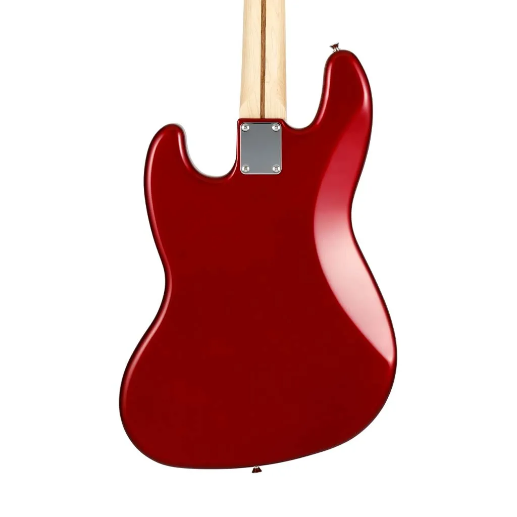 Fender Japan Hybrid II Jazz Bass Guitar, RW FB, Candy Apple Red