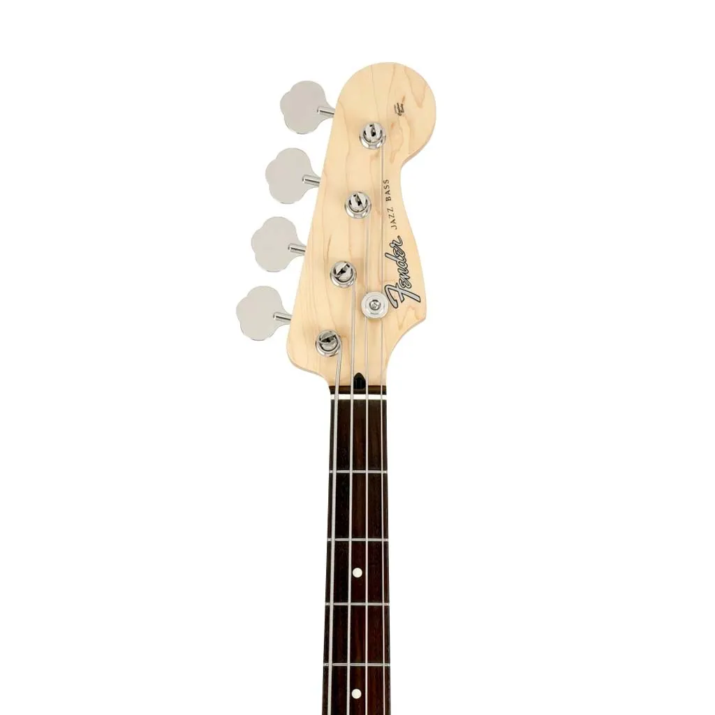 Fender Japan Hybrid II Jazz Bass Guitar, RW FB, Candy Apple Red
