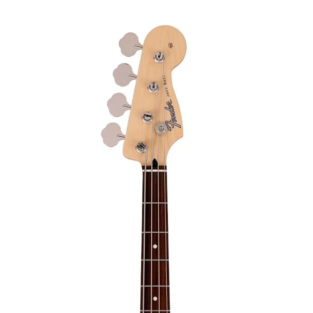 Fender Japan Hybrid II Jazz Bass Guitar, RW FB, Flamingo Pink