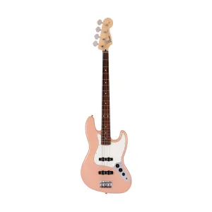 Fender Japan Hybrid II Jazz Bass Guitar, RW FB, Flamingo Pink