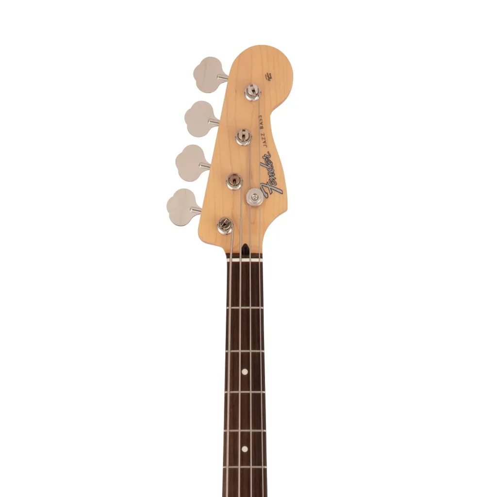 Fender Japan Hybrid II Jazz Bass Guitar, RW FB, Forest Blue