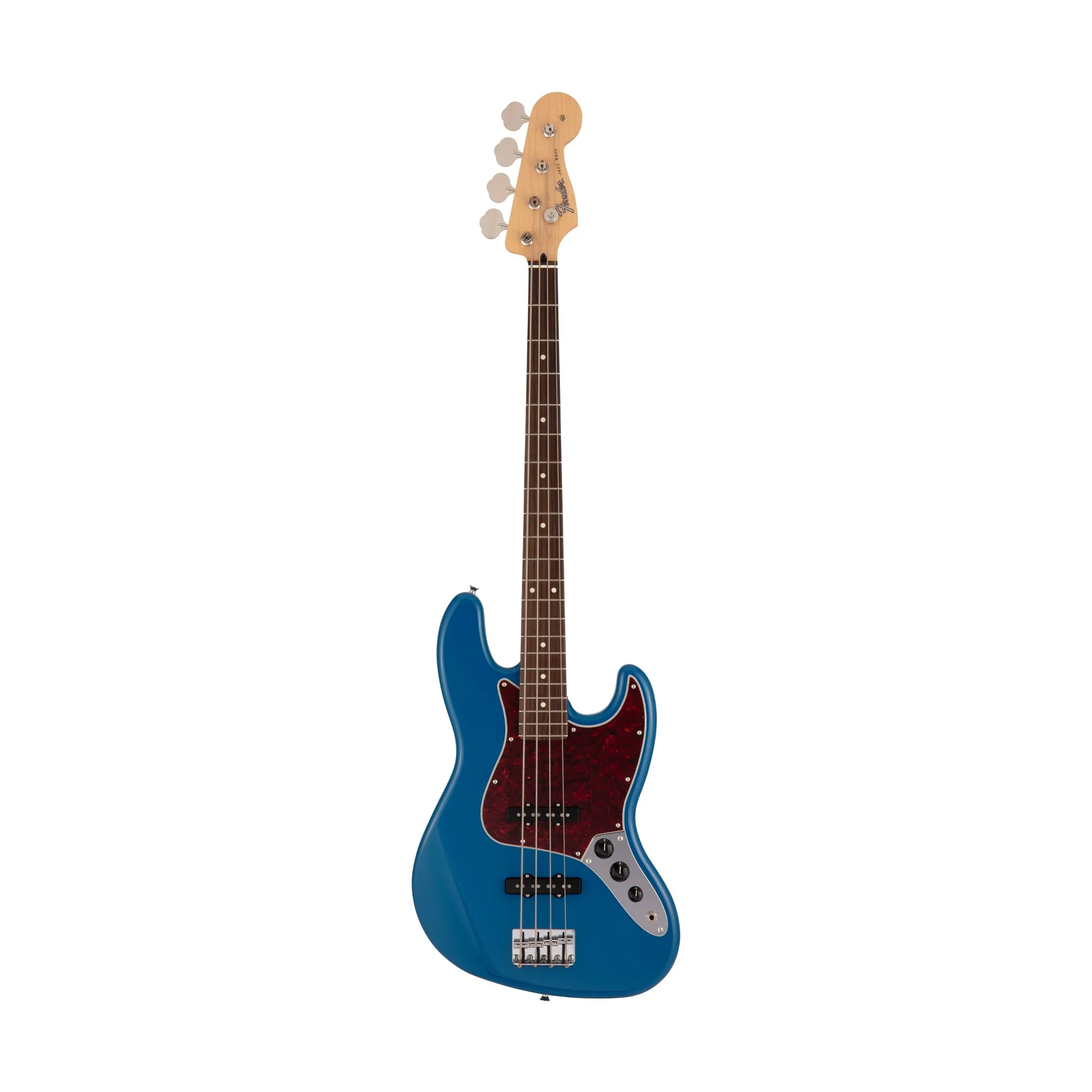 Fender Japan Hybrid II Jazz Bass Guitar, RW FB, Forest Blue
