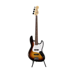 Fender Japan Hybrid II Jazz Bass Guitar, RW FB, Mystic 3-Tone Sunburst