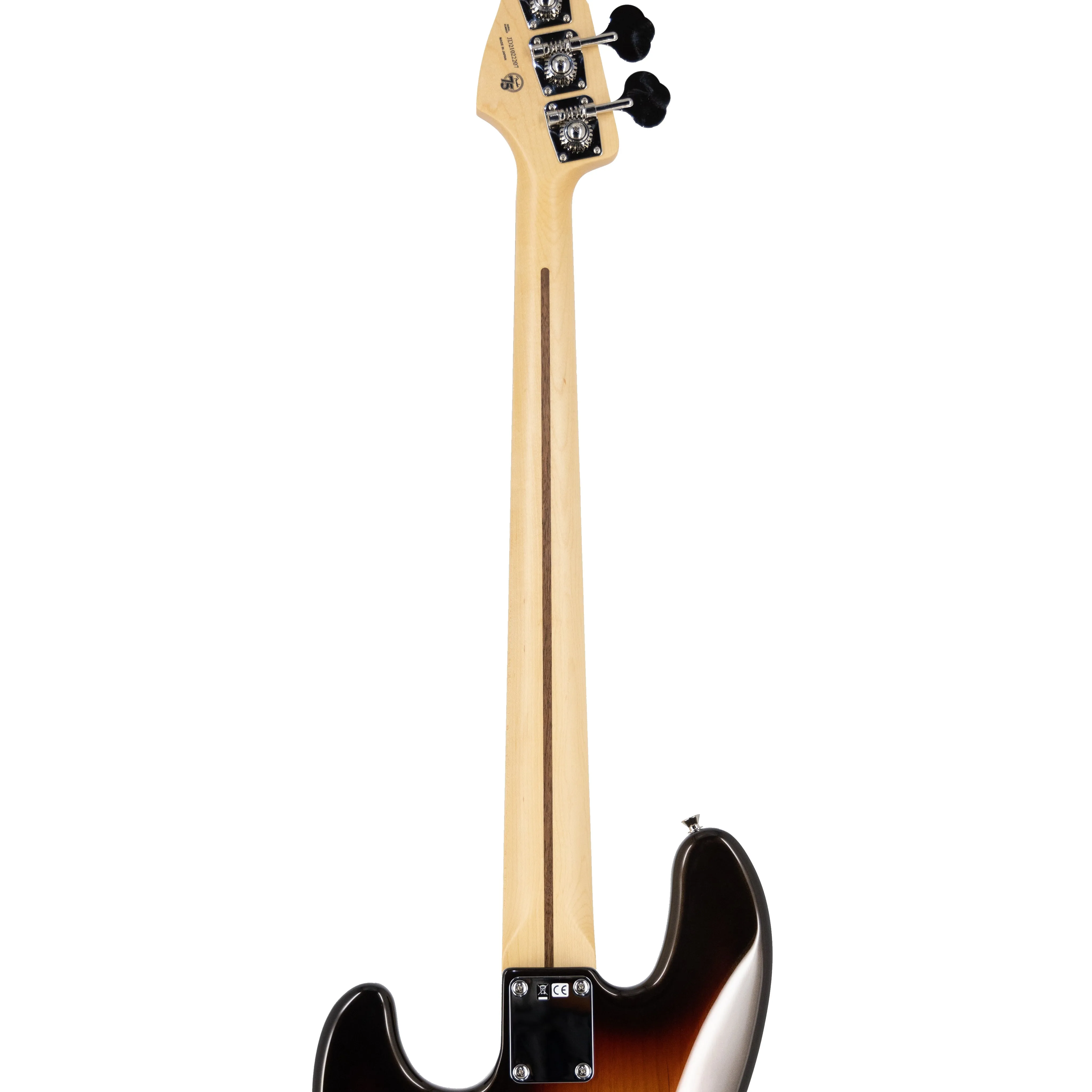 Fender Japan Hybrid II Jazz Bass Guitar, RW FB, Mystic 3-Tone Sunburst