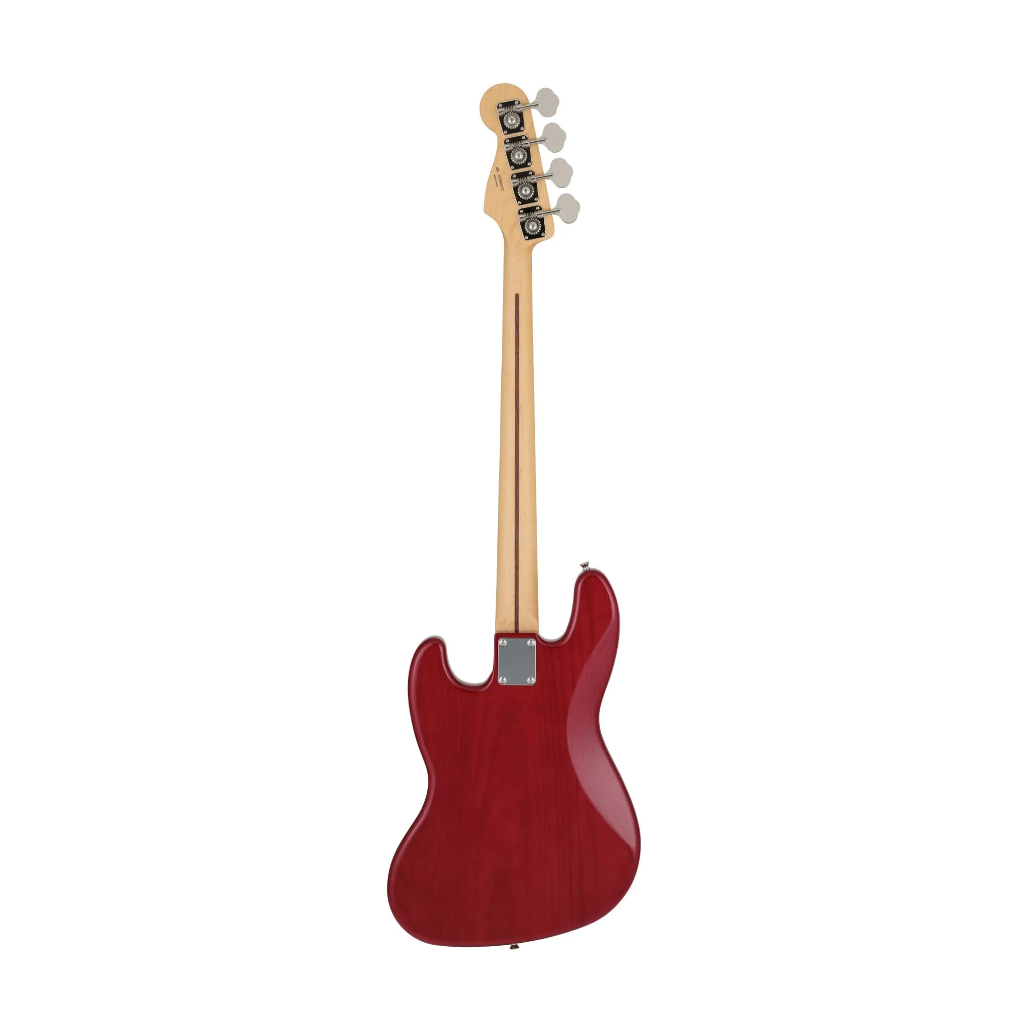 Fender Japan Hybrid II Jazz Bass Guitar w/Quilt Maple Top, RW FB, Red Beryl