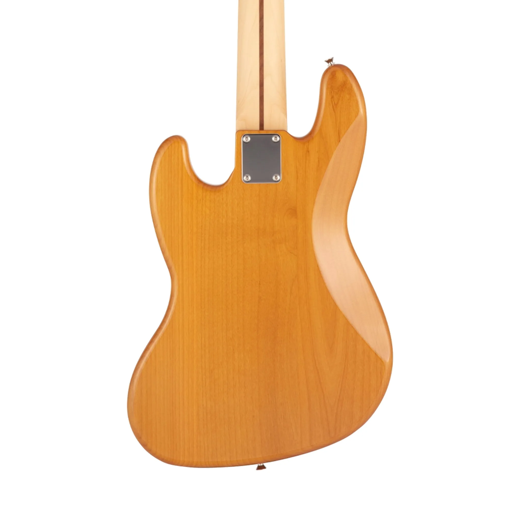 Fender Japan Hybrid II Jazz Bass V Guitar, Maple FB, Vintage Natural