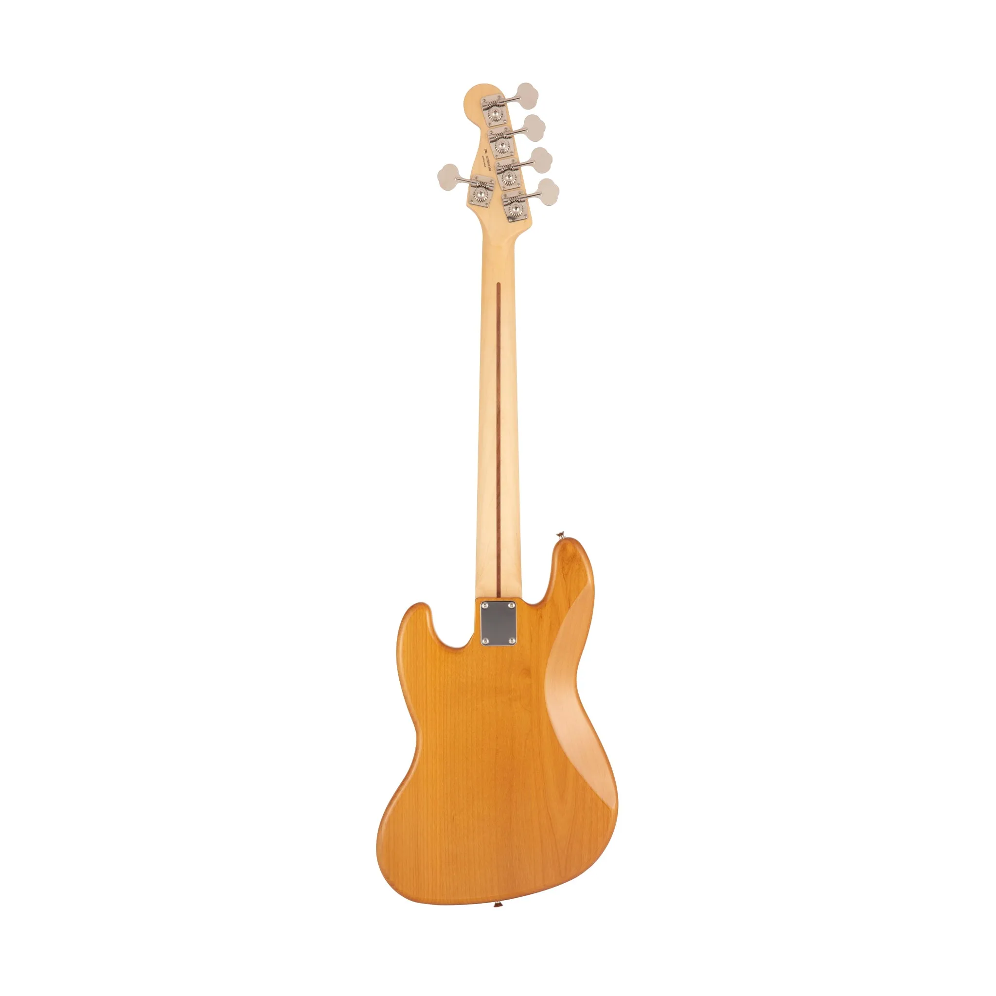 Fender Japan Hybrid II Jazz Bass V Guitar, Maple FB, Vintage Natural