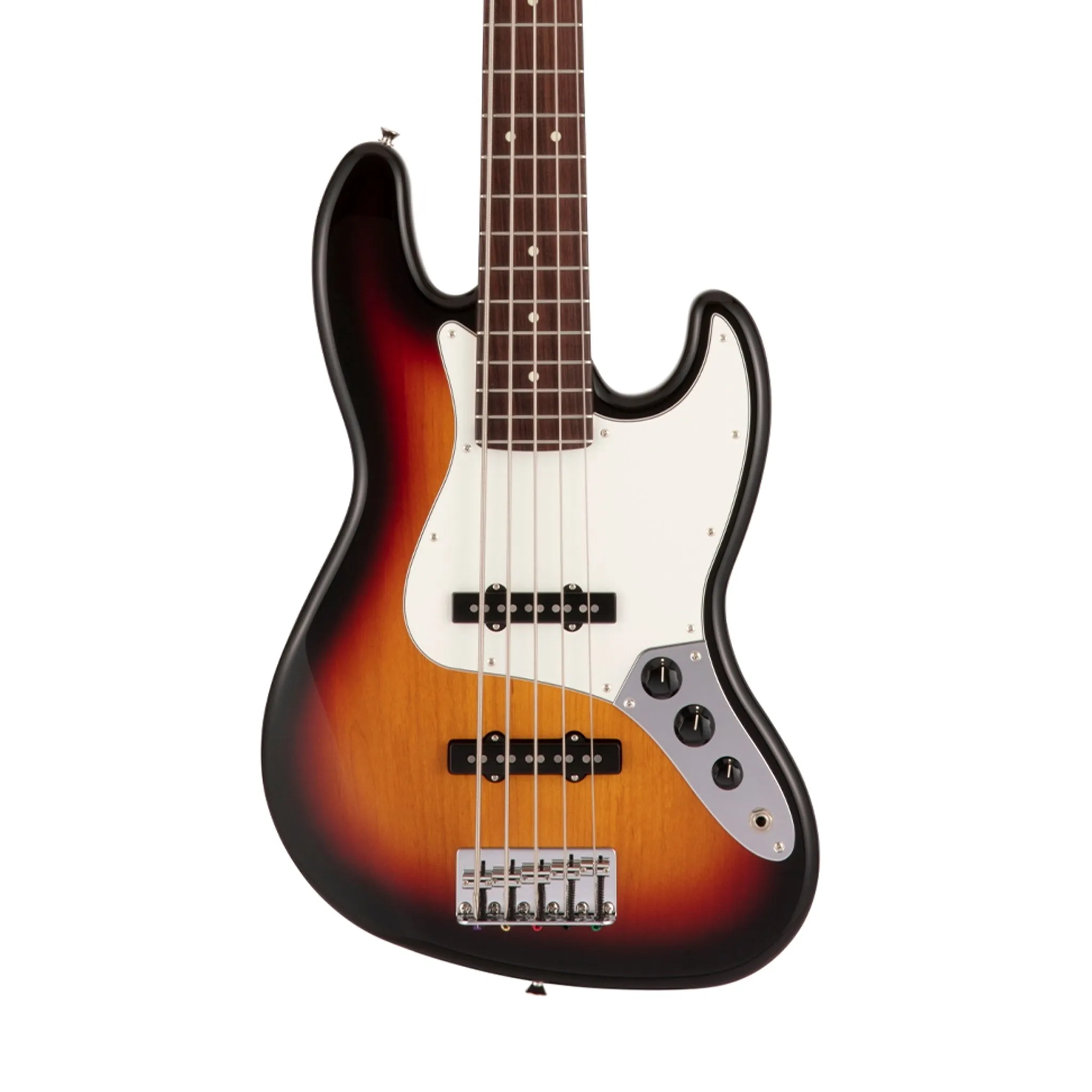 Fender Japan Hybrid II Jazz Bass V Guitar, RW FB, 3-Color Sunburst
