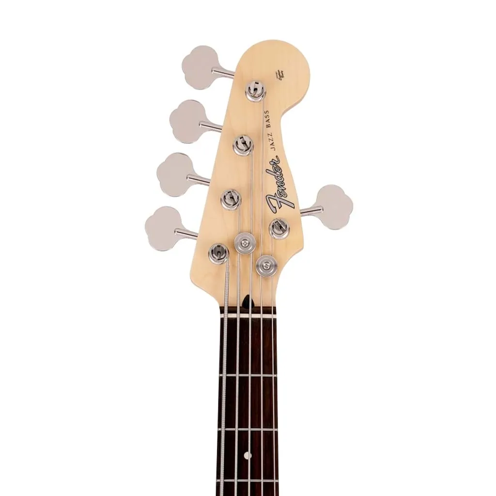 Fender Japan Hybrid II Jazz Bass V Guitar, RW FB, Azure Metallic