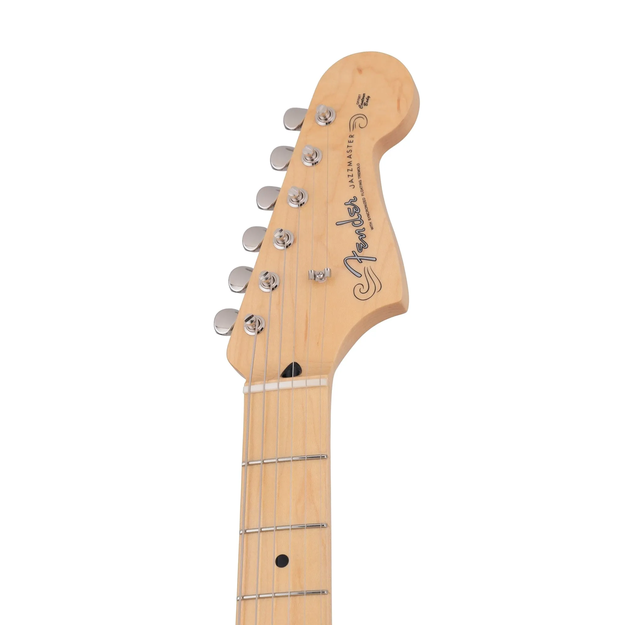 Fender Japan Hybrid II Jazzmaster Electric Guitar, Maple FB, Celeste Blue