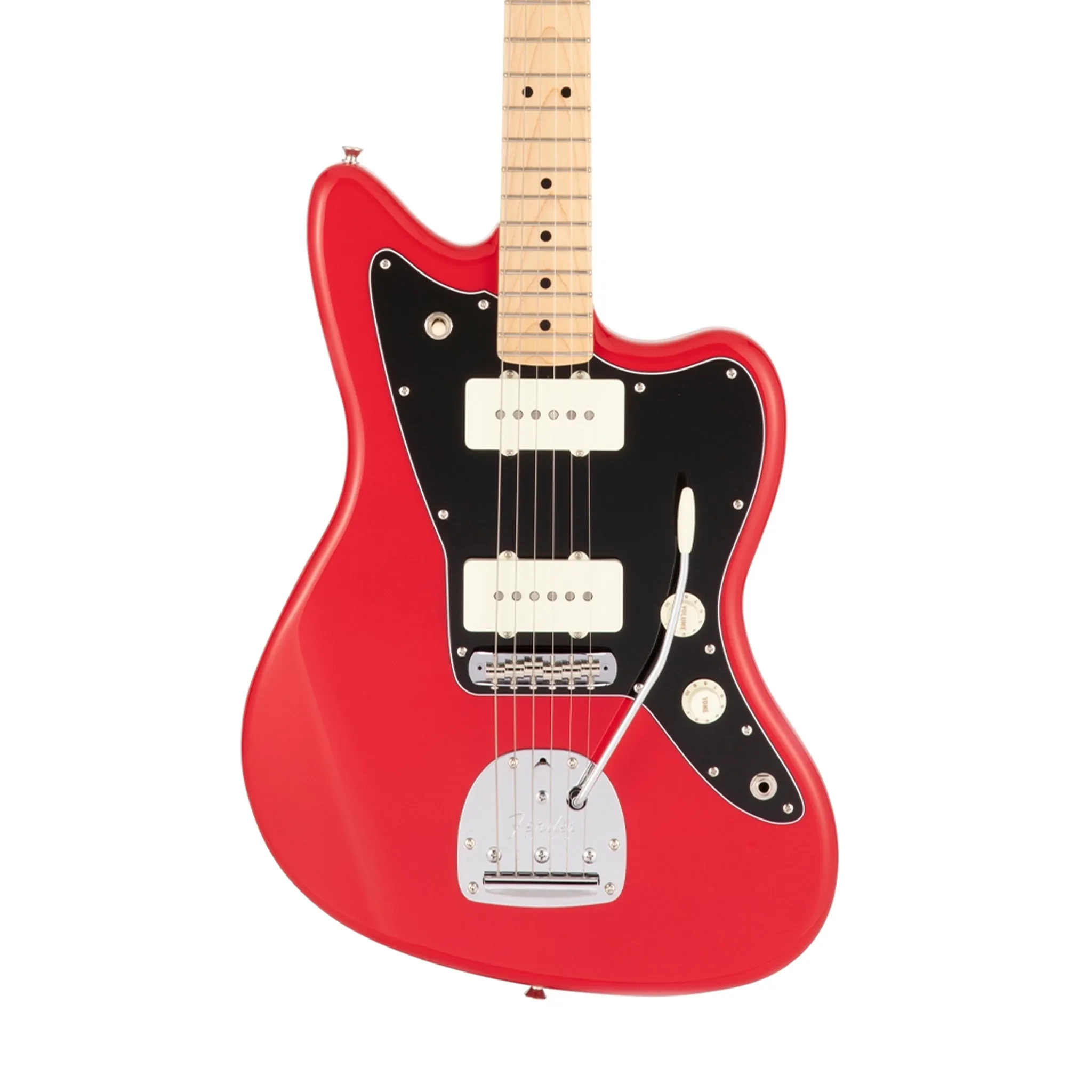 Fender Japan Hybrid II Jazzmaster Electric Guitar, Maple FB, Modena Red