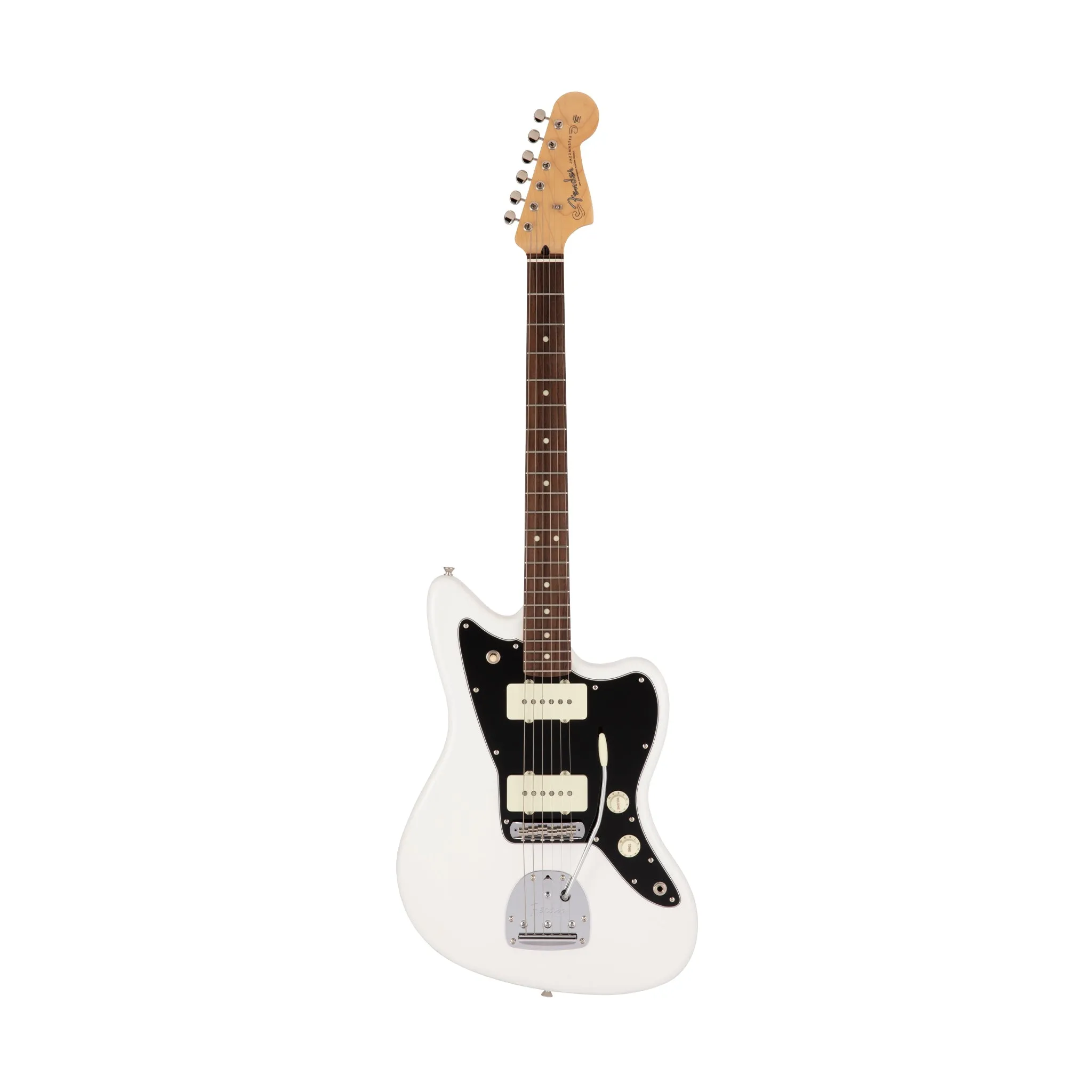 Fender Japan Hybrid II Jazzmaster Electric Guitar, RW FB, Arctic White