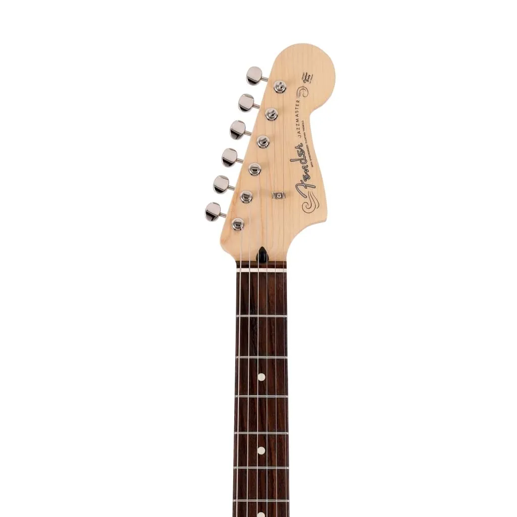 Fender Japan Hybrid II Jazzmaster Electric Guitar, RW FB, Azure Metallic