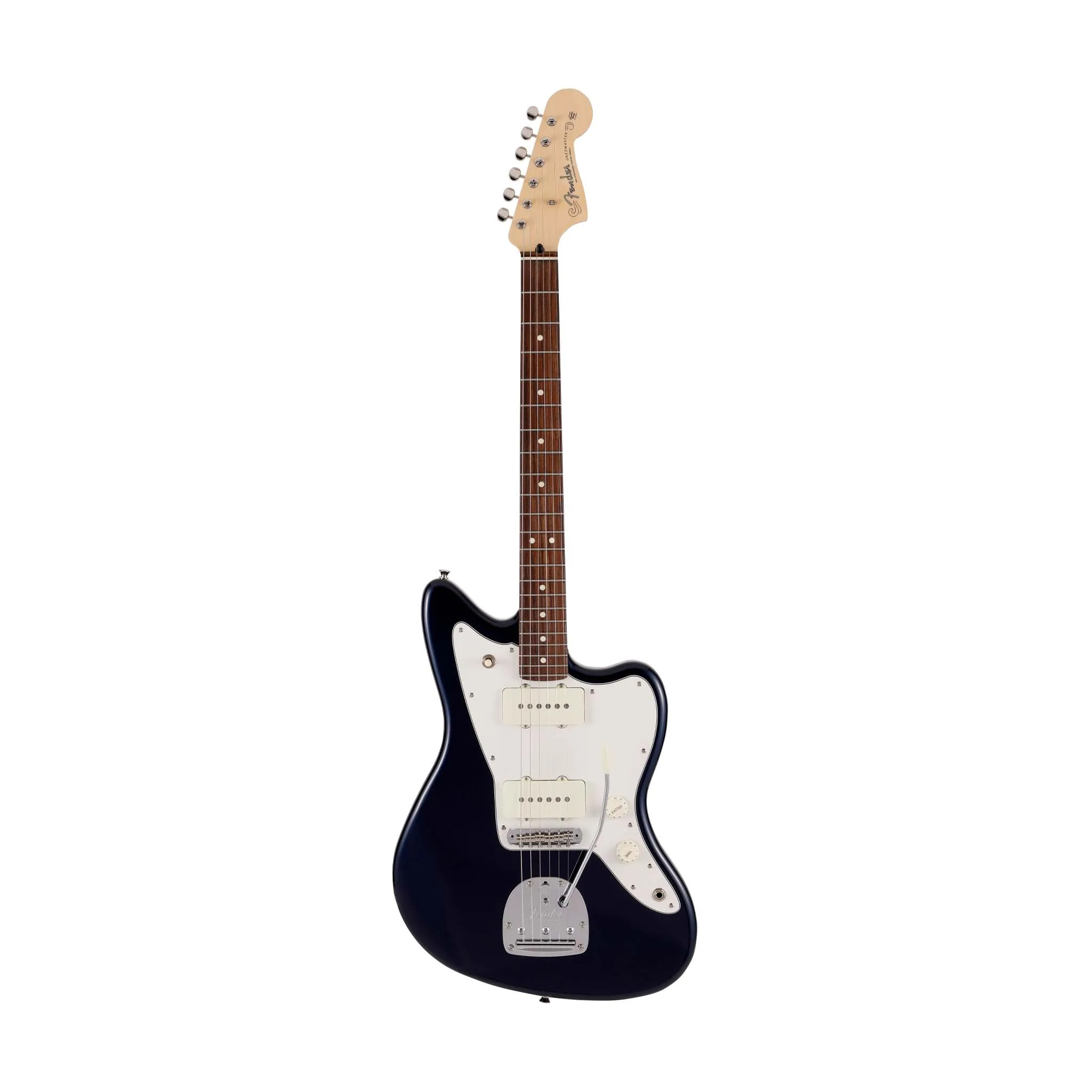 Fender Japan Hybrid II Jazzmaster Electric Guitar, RW FB, Gun Metal Blue