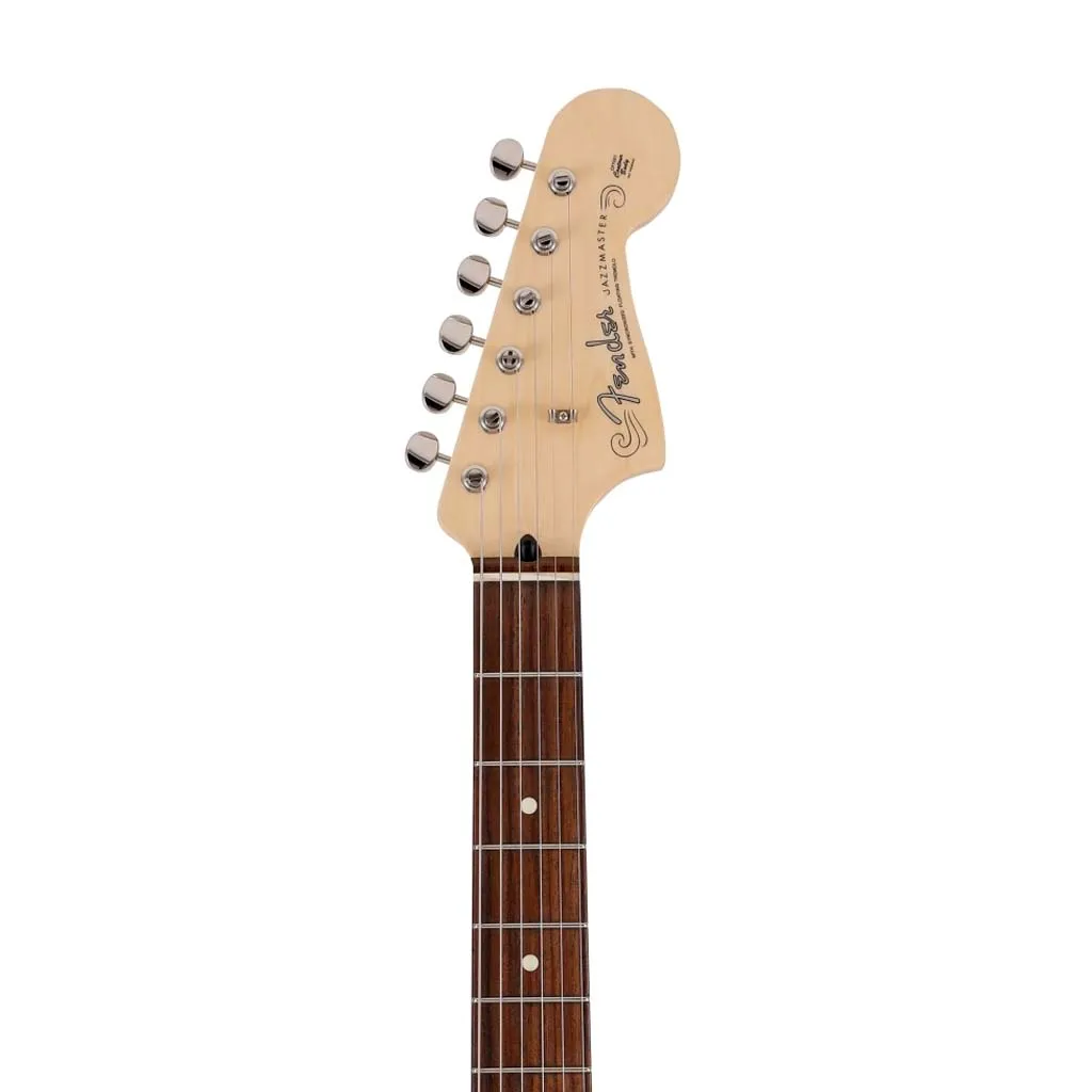 Fender Japan Hybrid II Jazzmaster Electric Guitar, RW FB, Gun Metal Blue