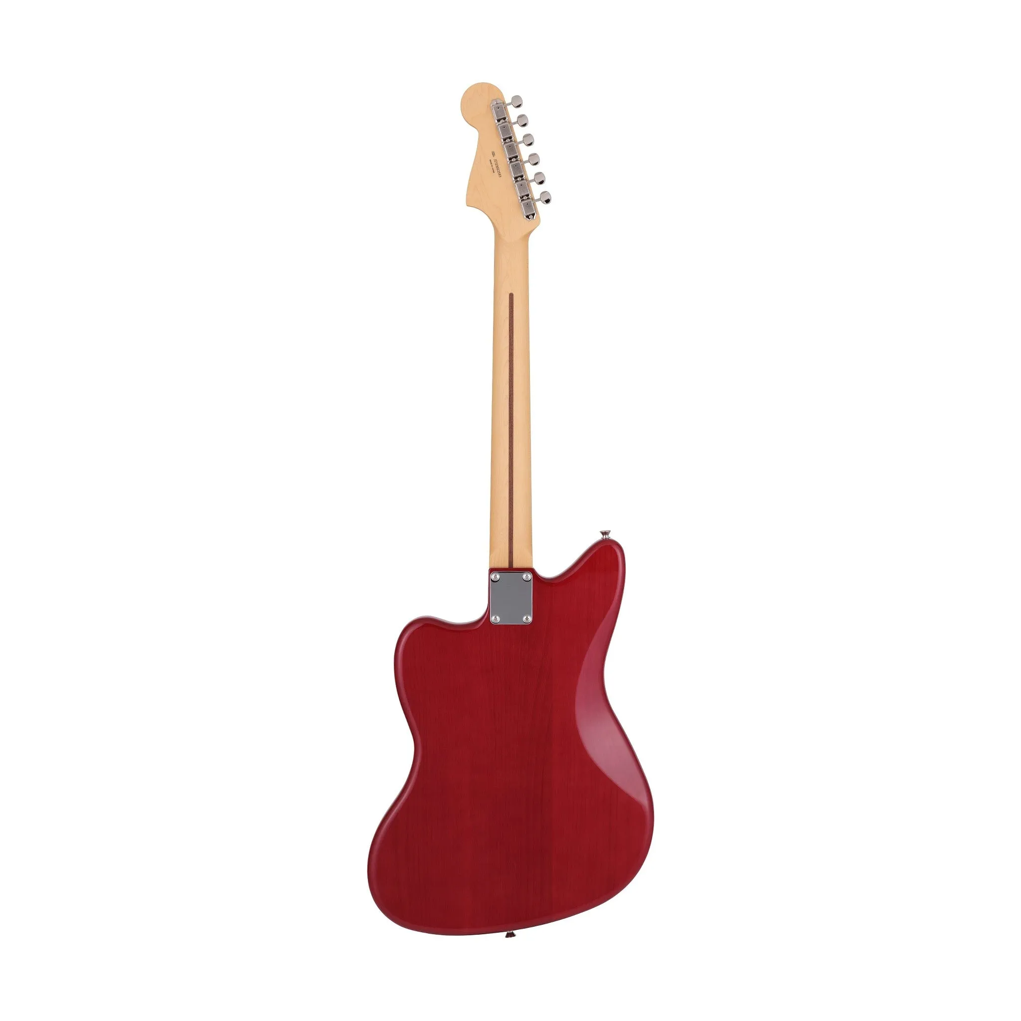 Fender Japan Hybrid II Jazzmaster Electric Guitar w/Quilt Maple Top, RW FB, Quilt Red Beryl