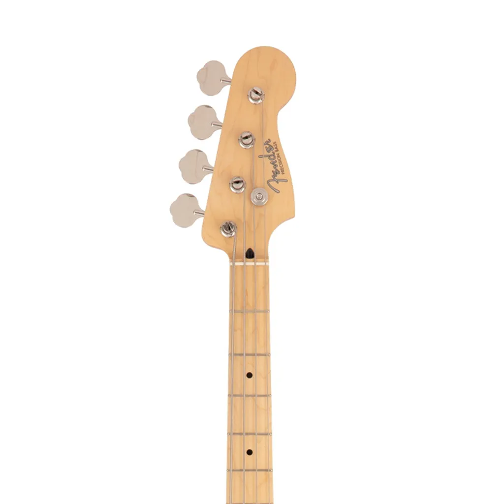 Fender Japan Hybrid II Precision Bass Guitar, Maple FB, Black