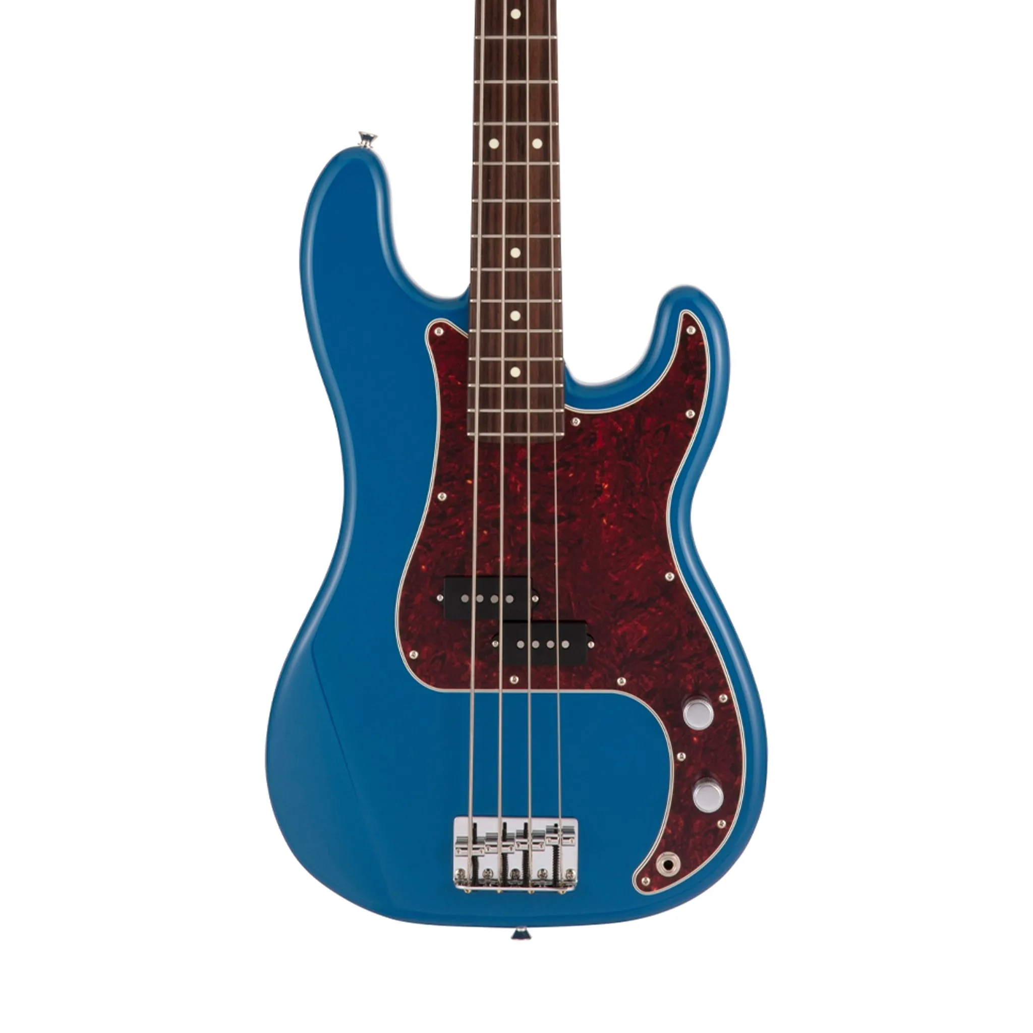 Fender Japan Hybrid II Precision Bass Guitar, RW FB, Forest Blue