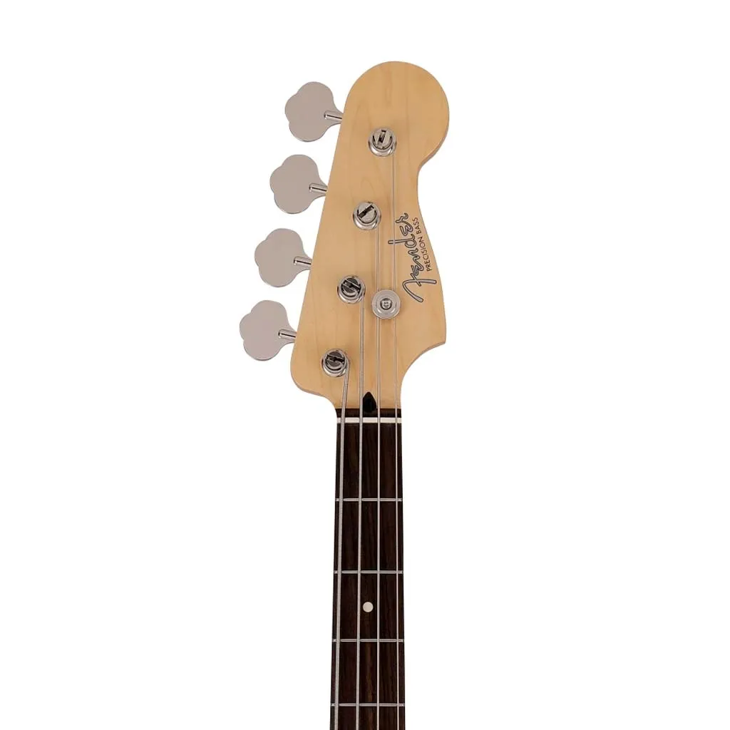 Fender Japan Hybrid II Precision Bass Guitar, RW FB, Vintage White