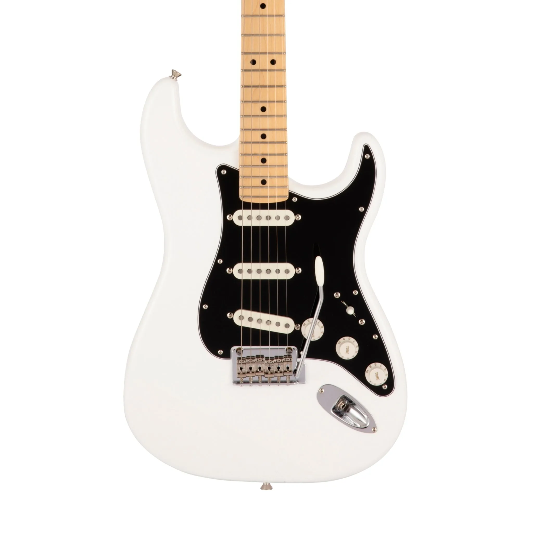 Fender Japan Hybrid II Stratocaster Electric Guitar, Maple FB, Arctic White