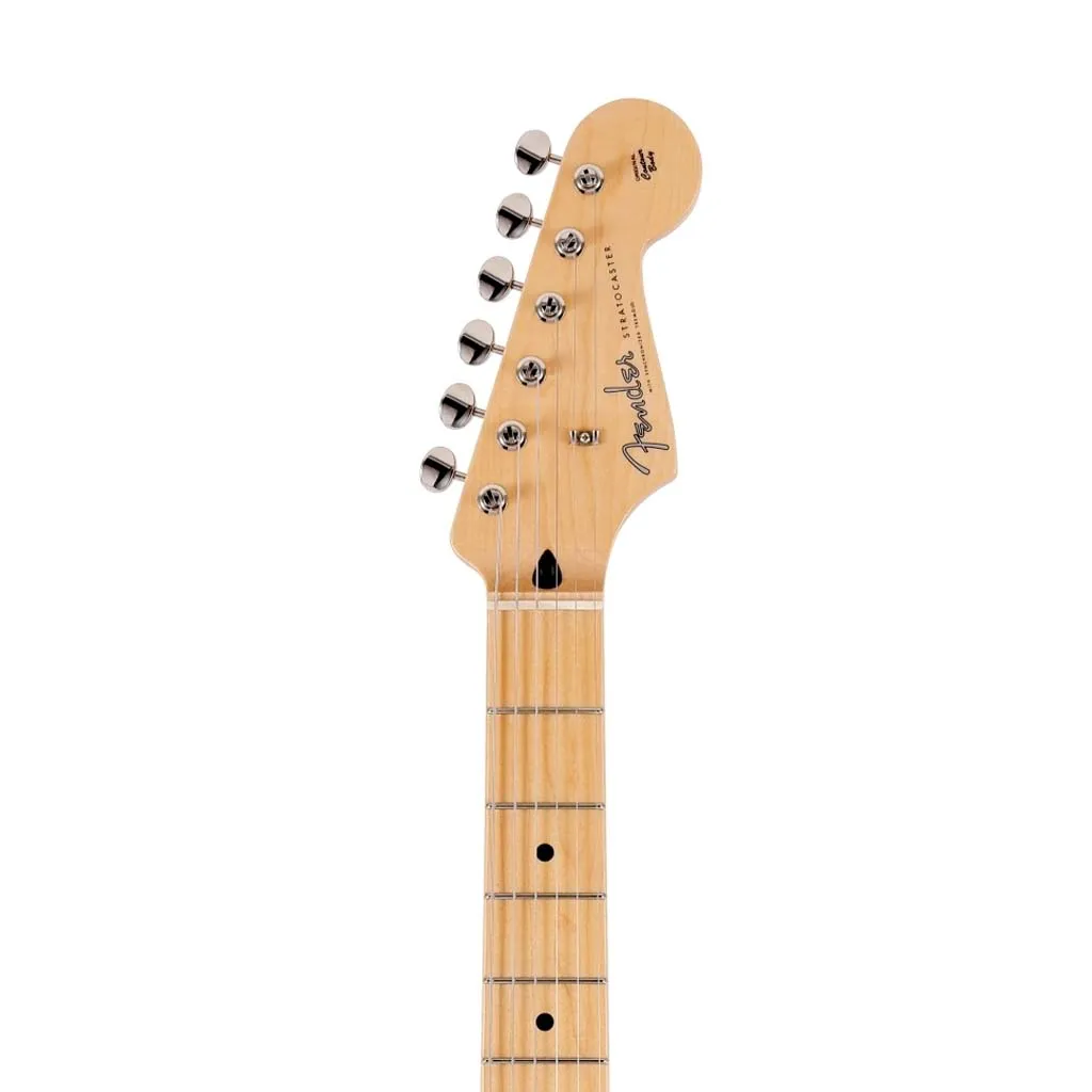 Fender Japan Hybrid II Stratocaster Electric Guitar, Maple FB, Indigo Transparent