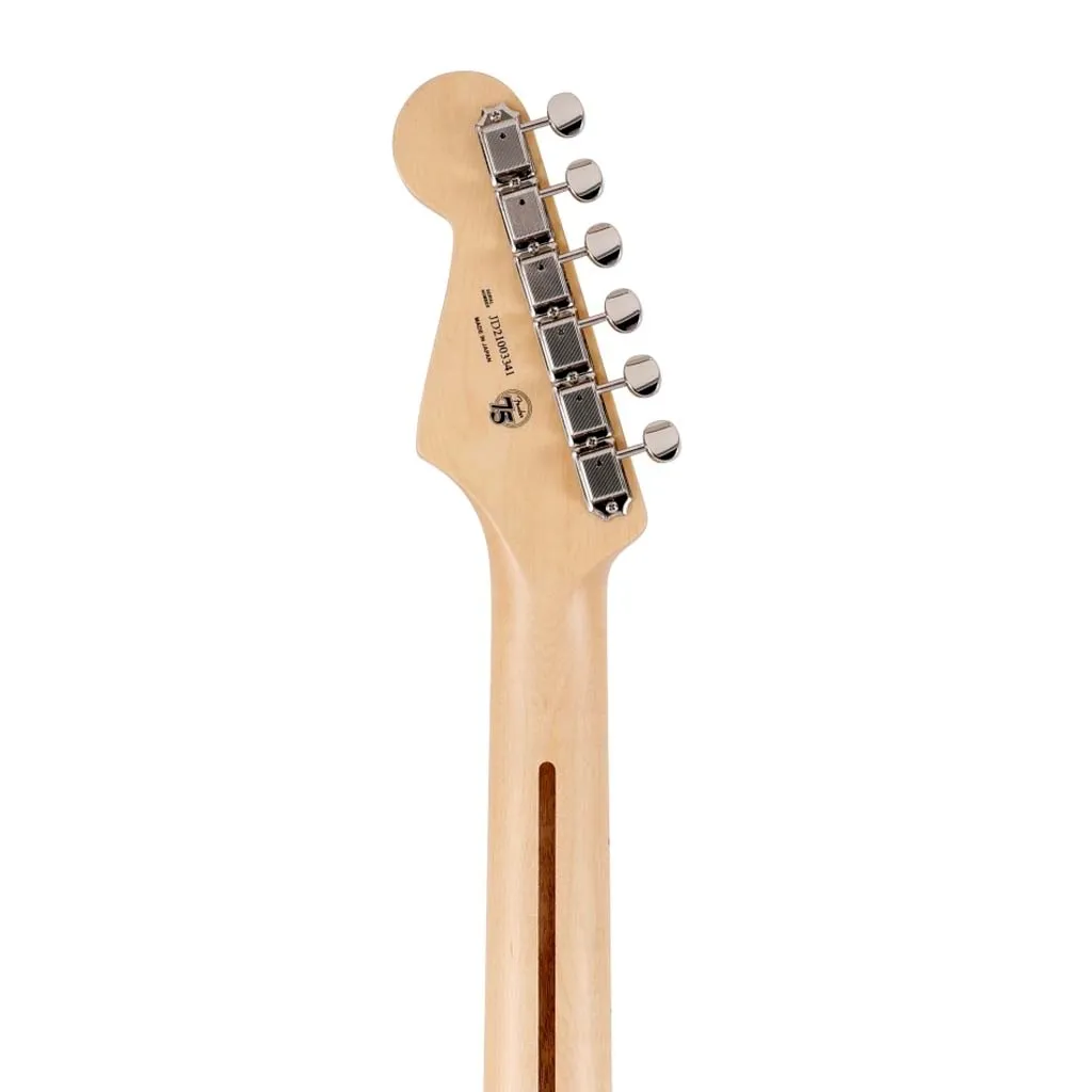 Fender Japan Hybrid II Stratocaster Electric Guitar, Maple FB, Indigo Transparent