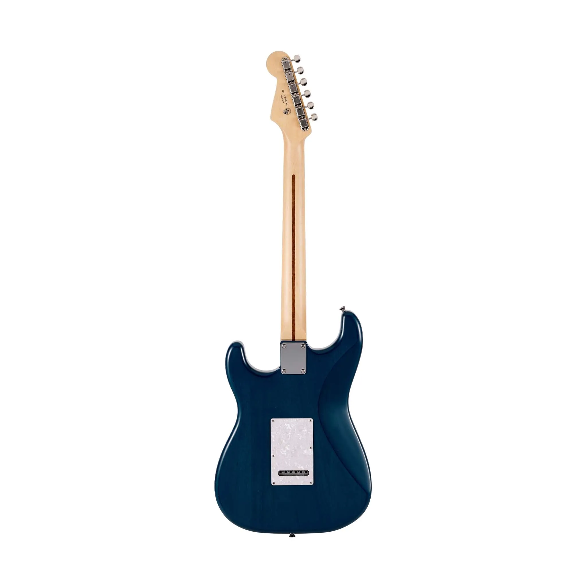 Fender Japan Hybrid II Stratocaster Electric Guitar, Maple FB, Indigo Transparent