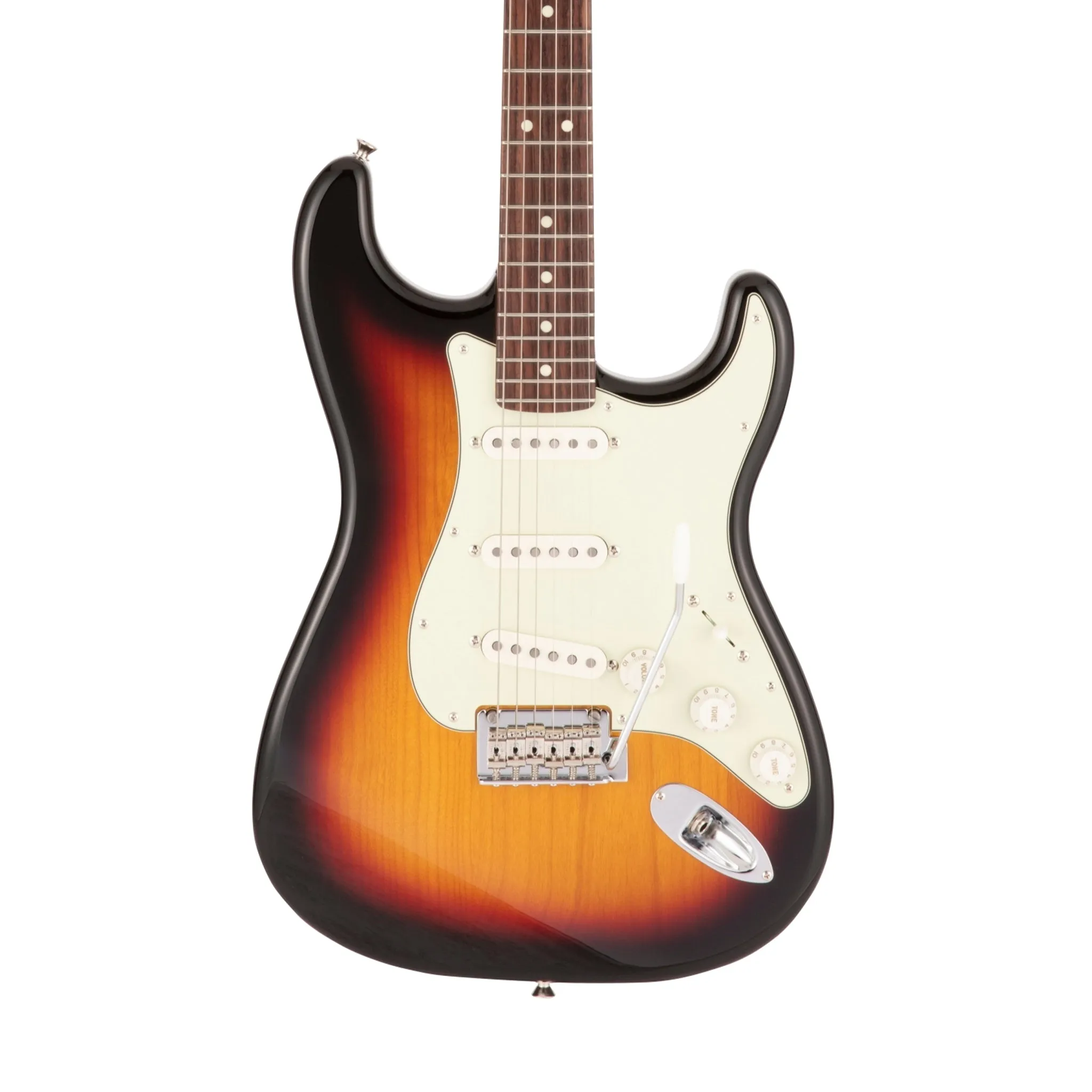 Fender Japan Hybrid II Stratocaster Electric Guitar, RW FB, 3-Color Sunburst