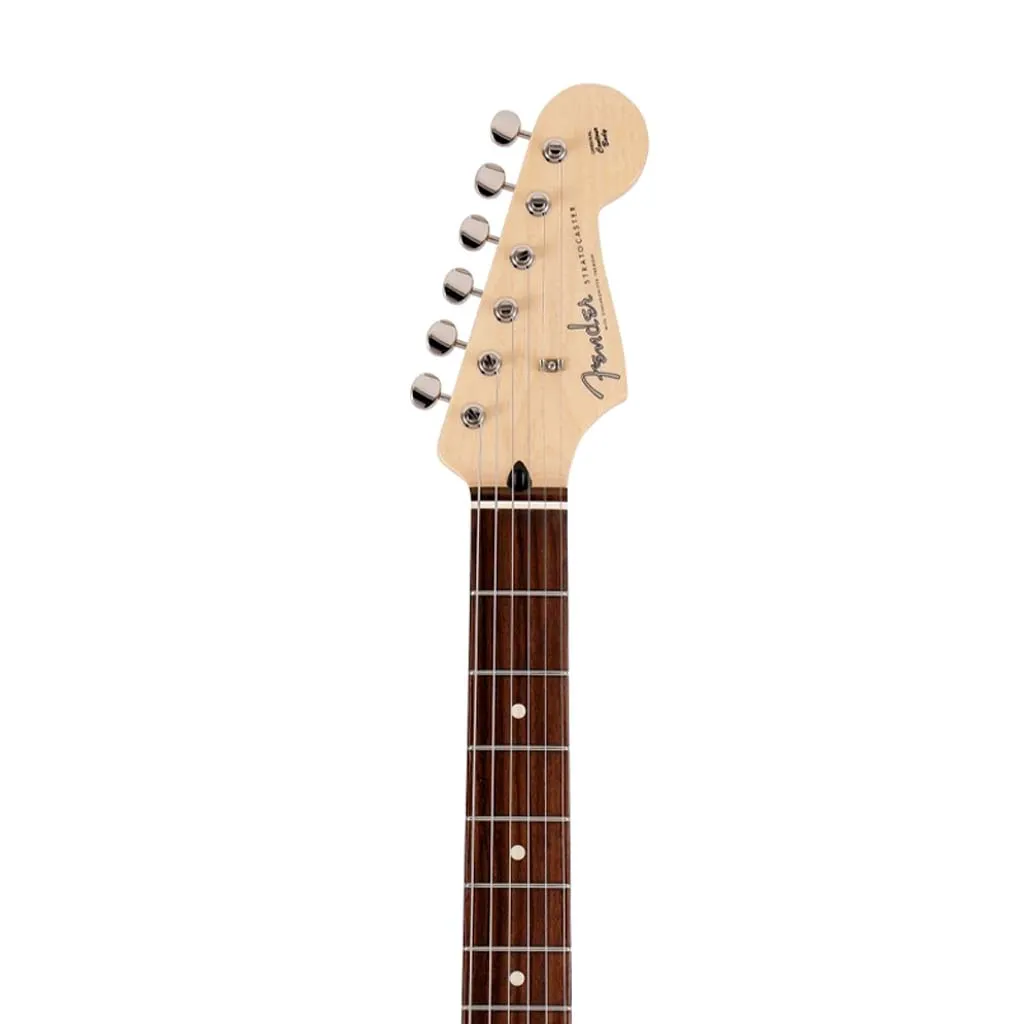 Fender Japan Hybrid II Stratocaster Electric Guitar, RW FB, Azure Metallic