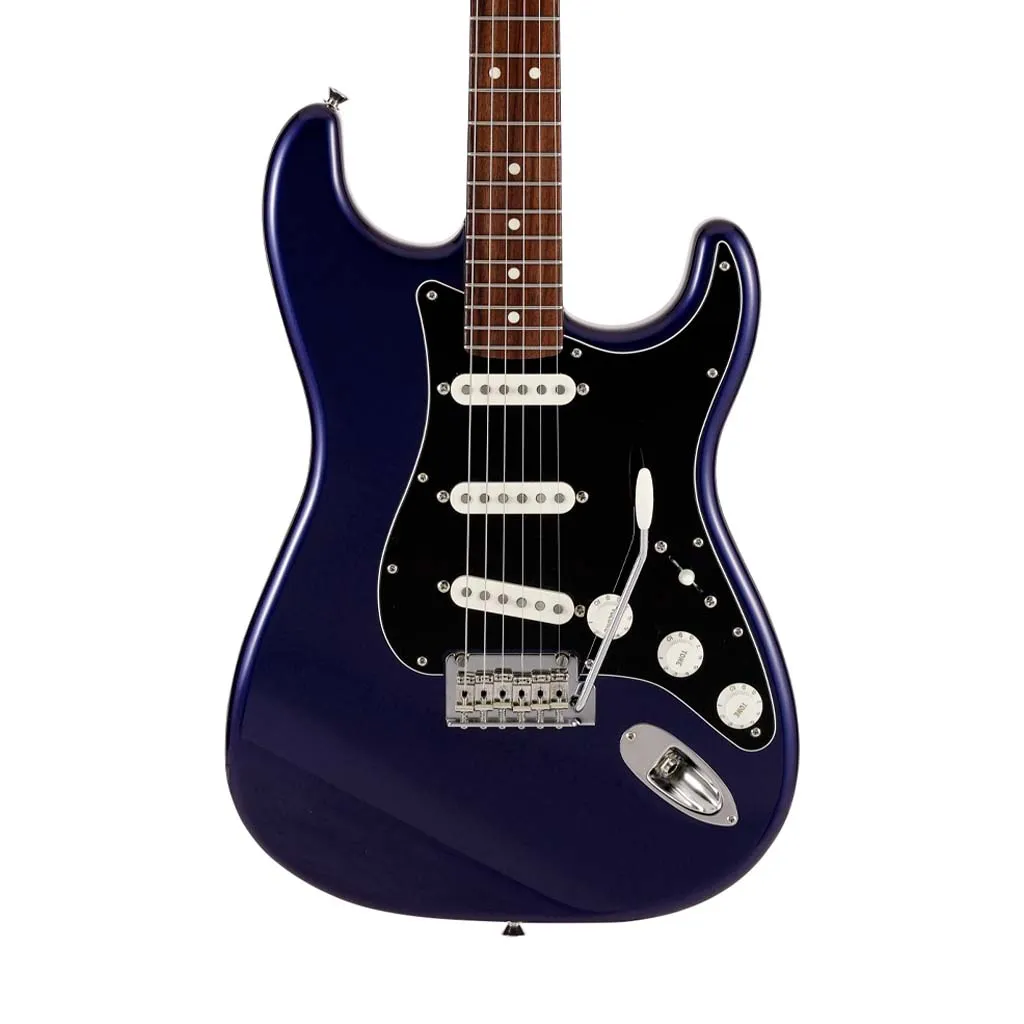Fender Japan Hybrid II Stratocaster Electric Guitar, RW FB, Azure Metallic