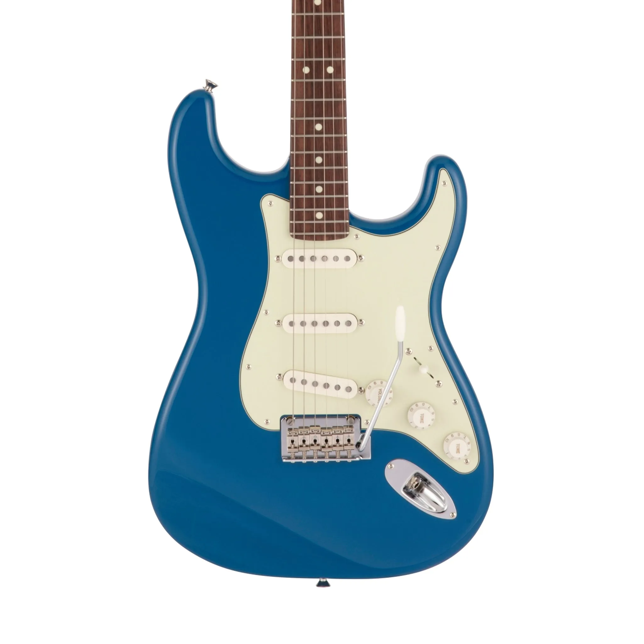 Fender Japan Hybrid II Stratocaster Electric Guitar, RW FB, Forest Blue