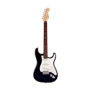 Fender Japan Hybrid II Stratocaster Electric Guitar, RW FB, Gun Metal Blue