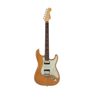 Fender Japan Hybrid II Stratocaster HSH Electric Guitar, RW FB, Vintage Natural
