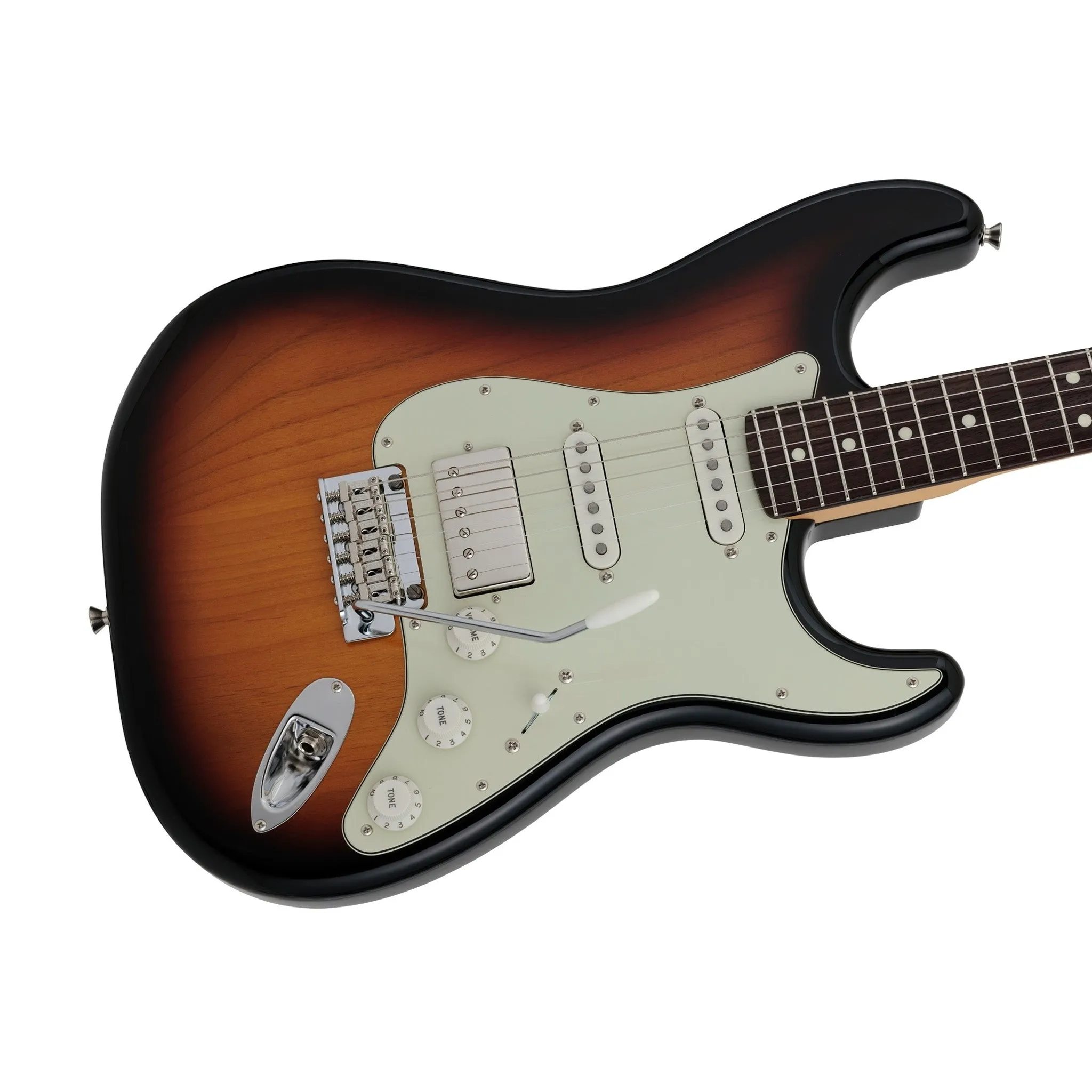 Fender Japan Hybrid II Stratocaster HSS Electric Guitar, RW FB, 3-Color Sunburst