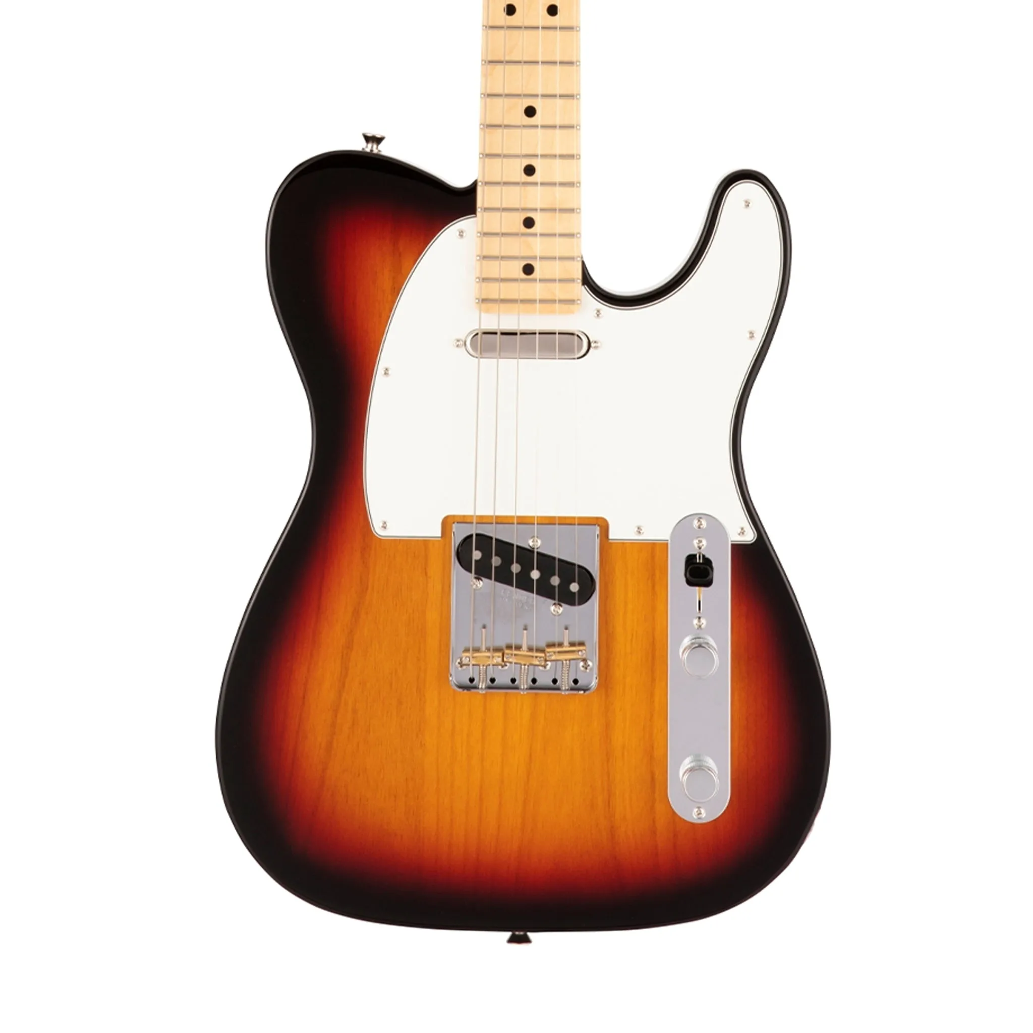 Fender Japan Hybrid II Telecaster Electric Guitar, Maple FB, 3-Color Sunburst