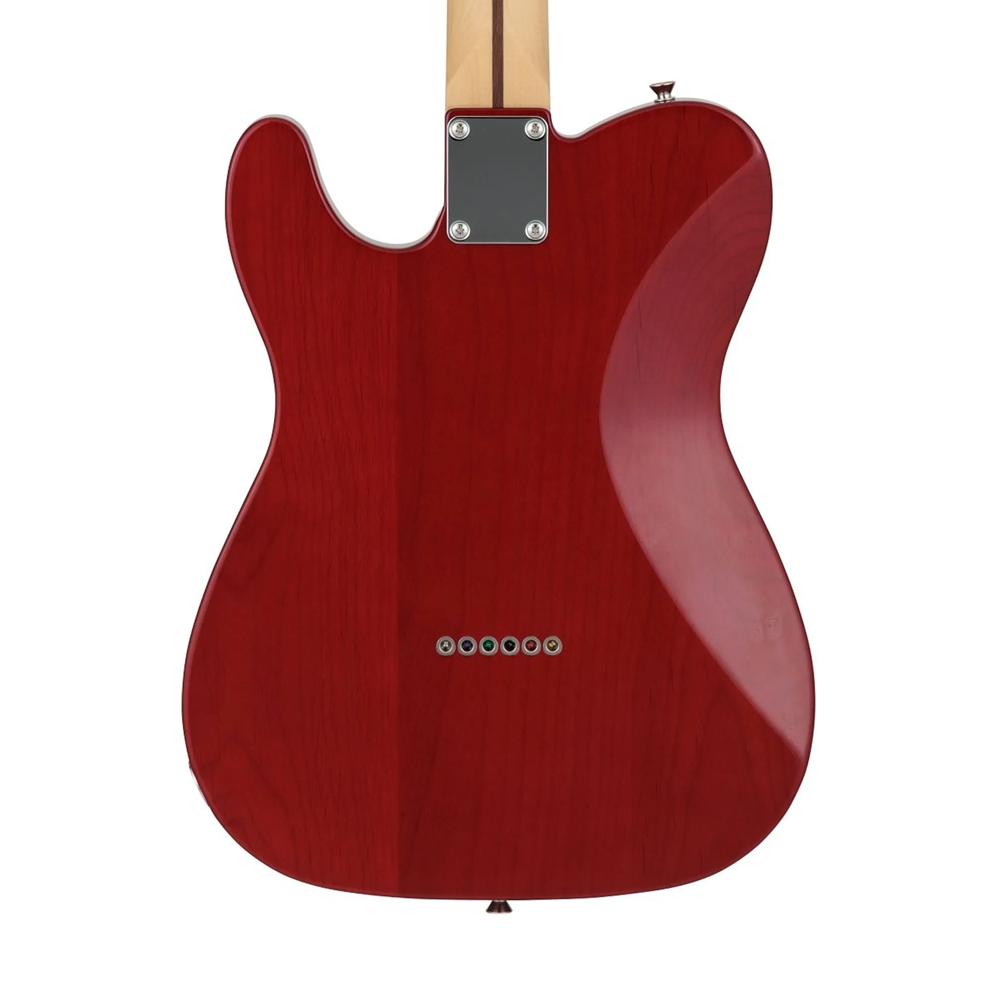 Fender Japan Hybrid II Telecaster Electric Guitar, Maple FB, Flame Sunset Orange Transparent