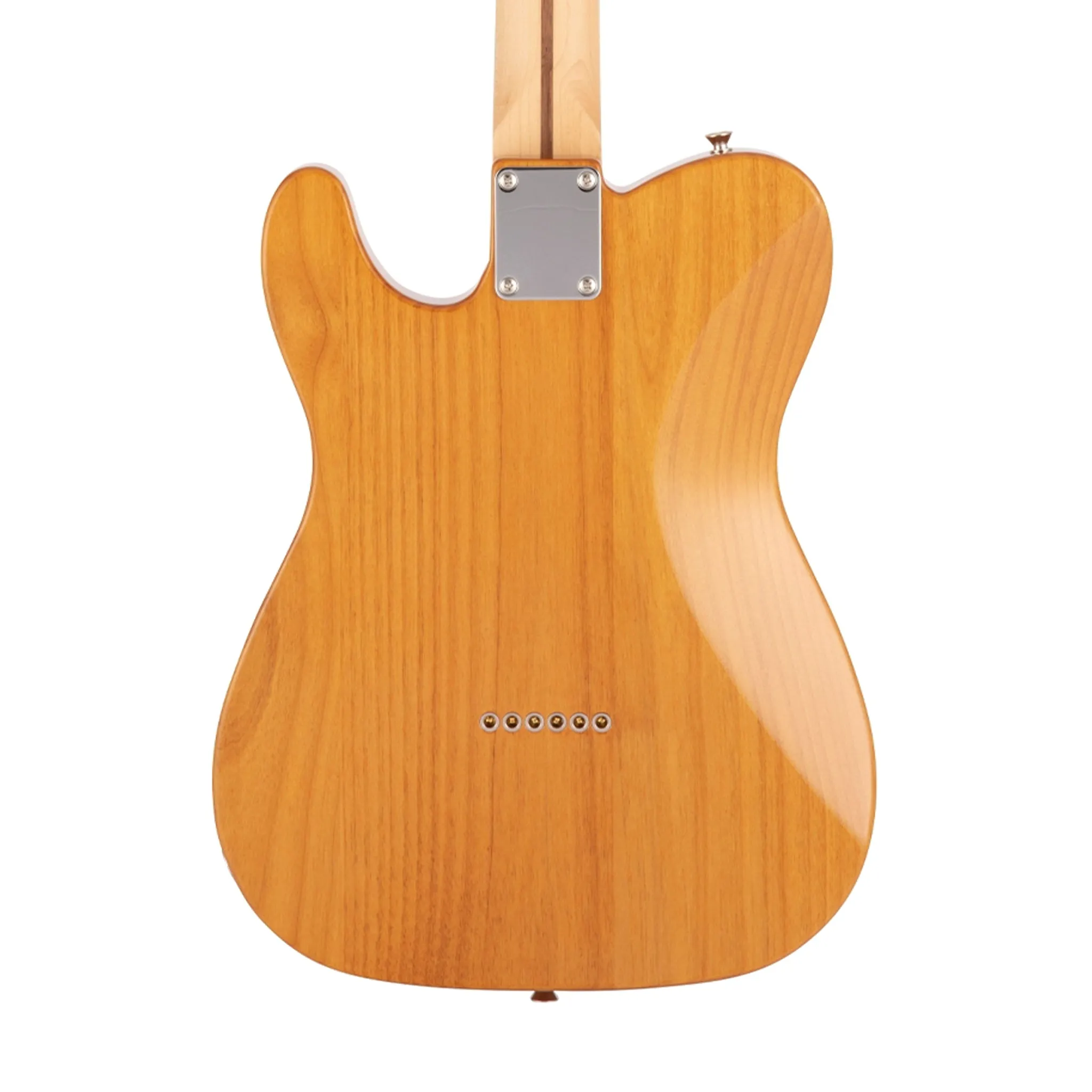 Fender Japan Hybrid II Telecaster Electric Guitar, Maple FB, Vintage Natural