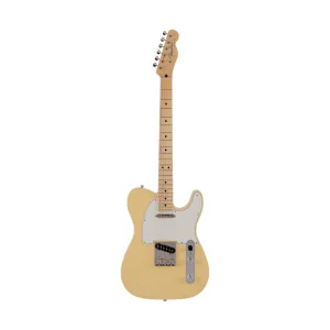 Fender Japan Hybrid II Telecaster Electric Guitar, Maple FB, Vintage White