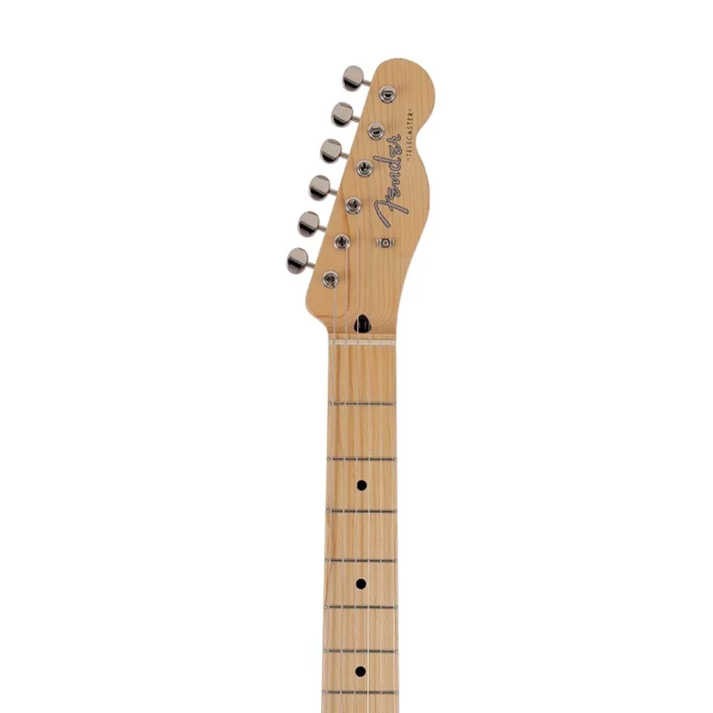 Fender Japan Hybrid II Telecaster Electric Guitar, Maple FB, Vintage White