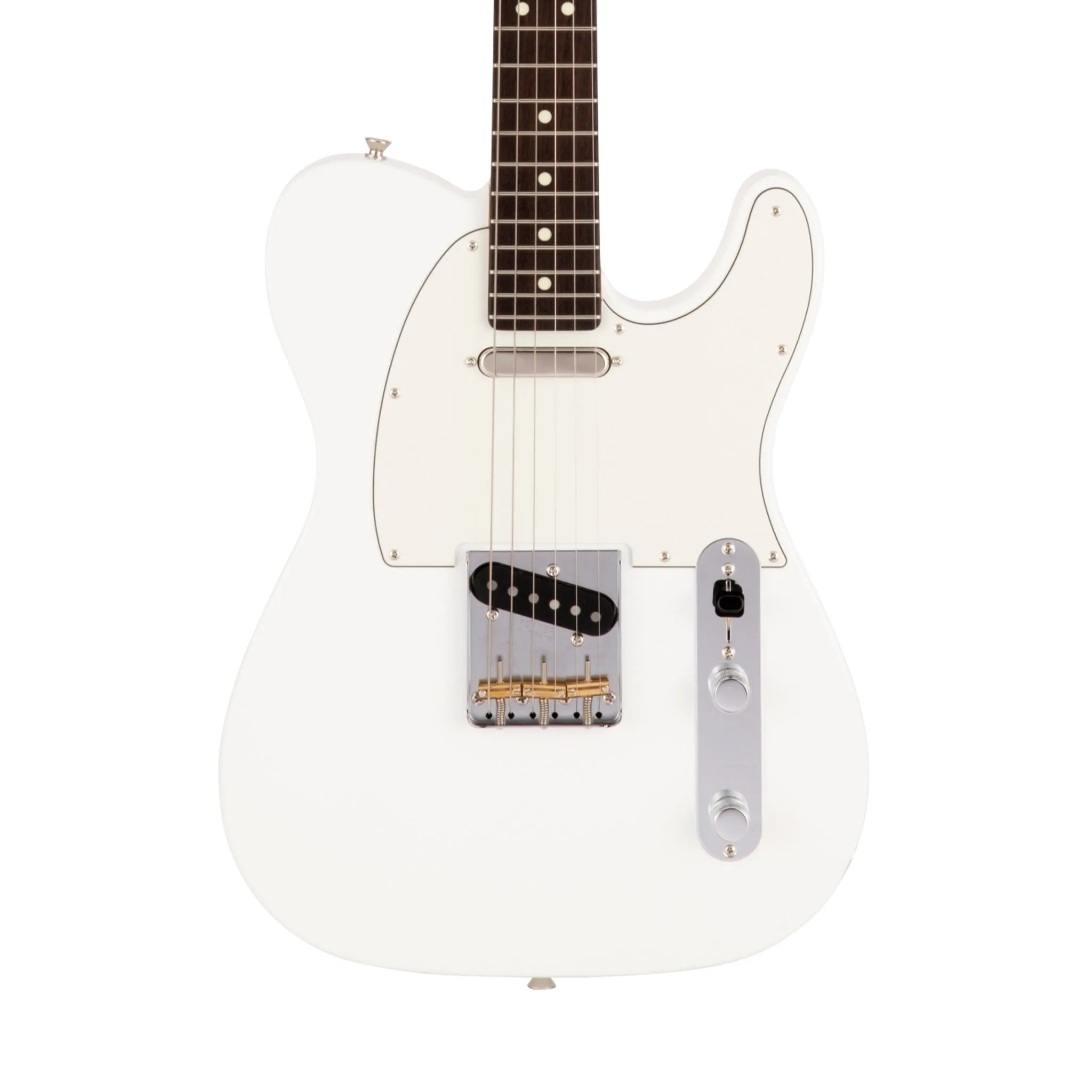Fender Japan Hybrid II Telecaster Electric Guitar, RW FB, Arctic White
