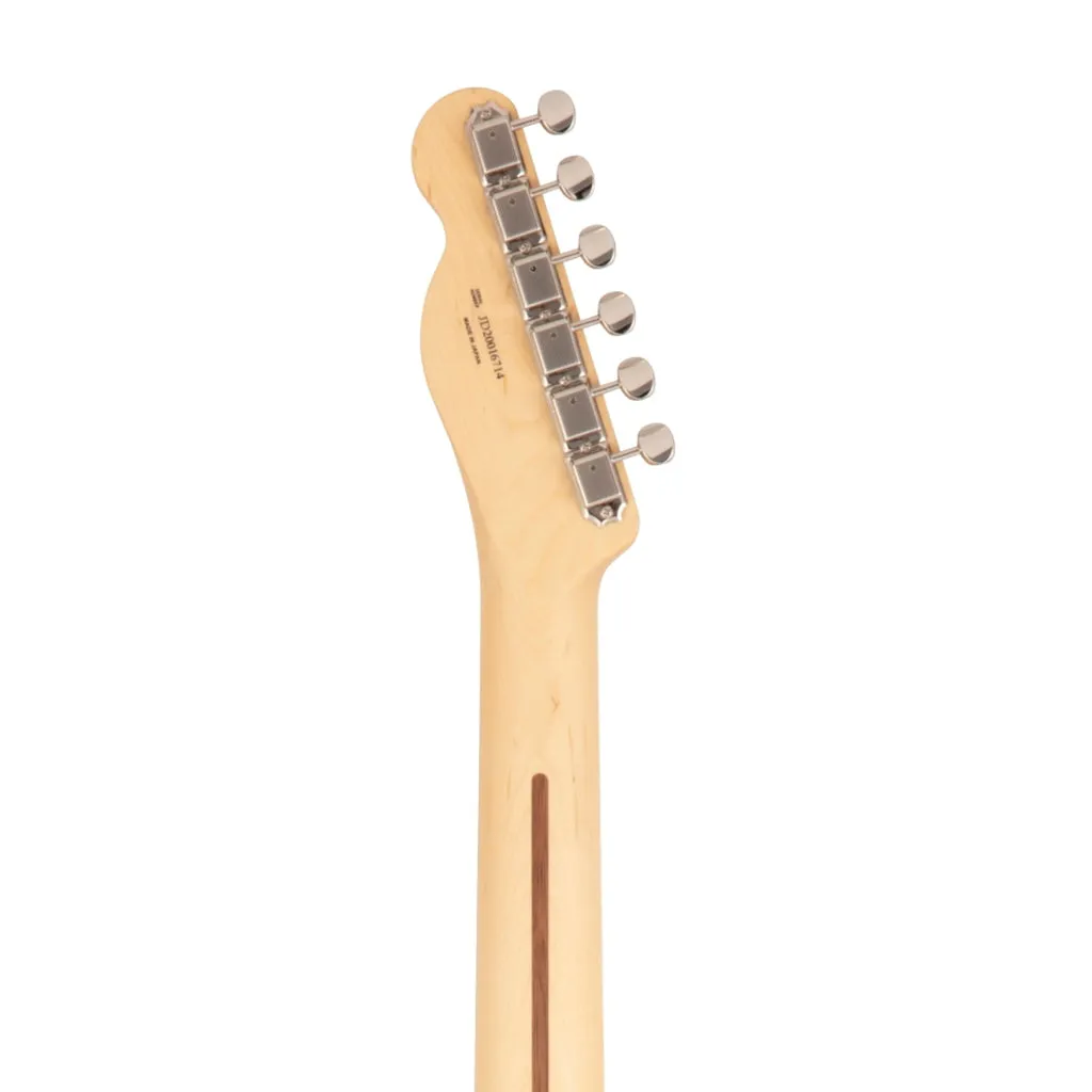 Fender Japan Hybrid II Telecaster Electric Guitar, RW FB, Black