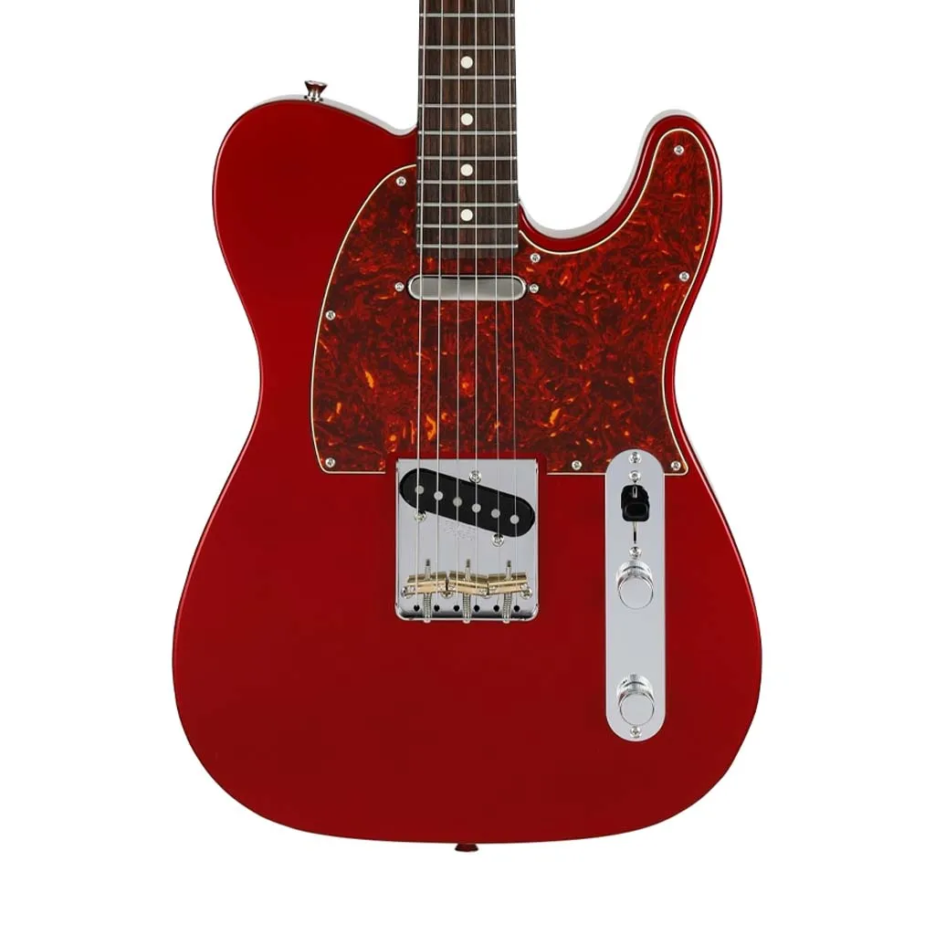 Fender Japan Hybrid II Telecaster Electric Guitar, RW FB, Candy Apple Red