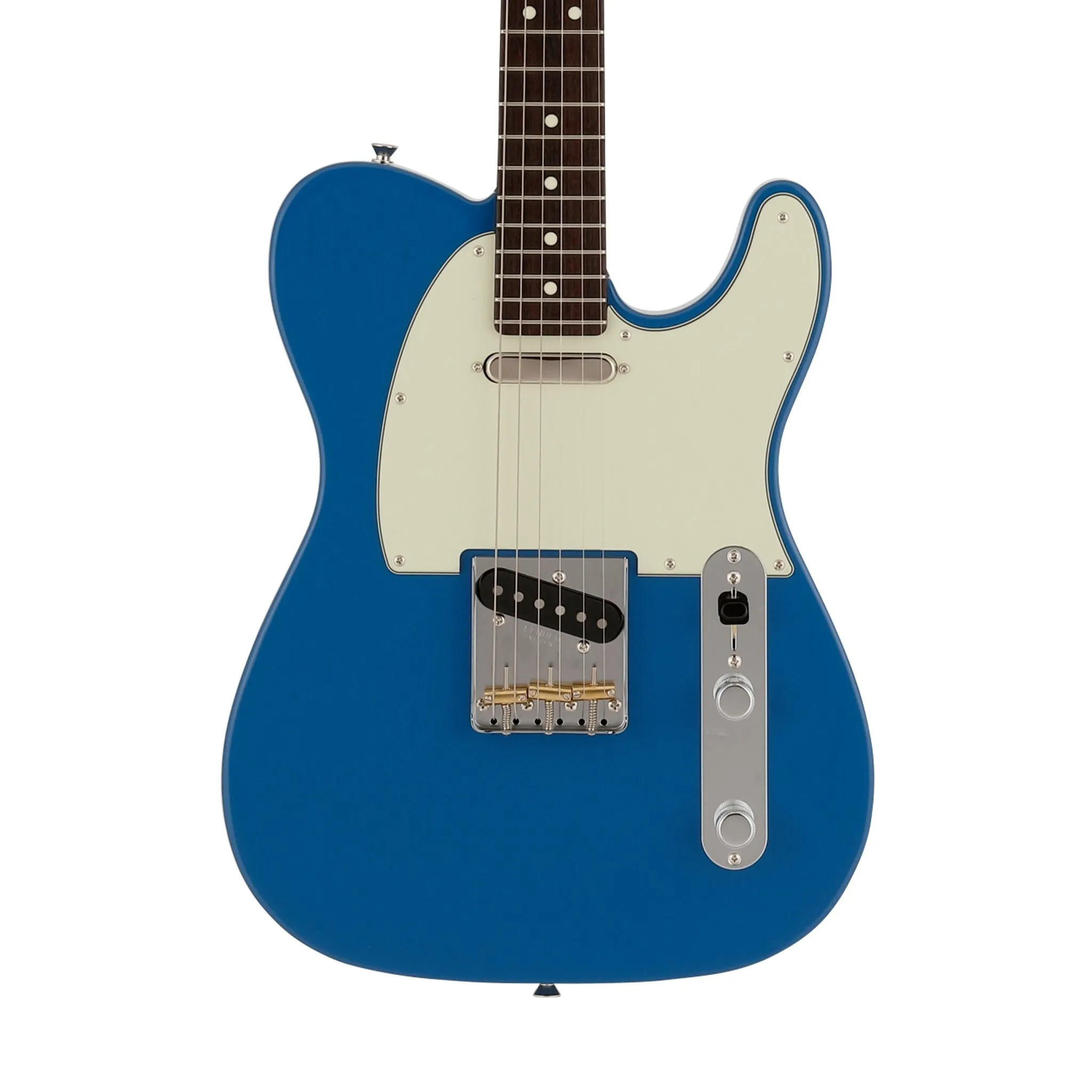 Fender Japan Hybrid II Telecaster Electric Guitar, RW FB, Forest Blue