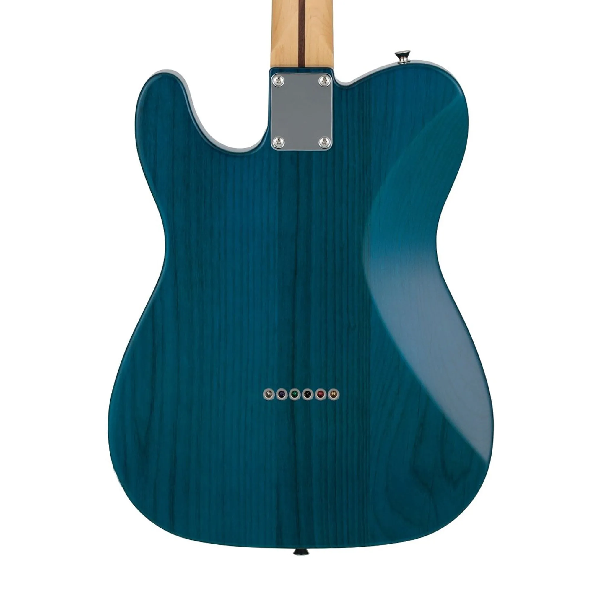 Fender Japan Hybrid II Telecaster Electric Guitar w/Quilt Maple Top, RW FB, Aquamarine